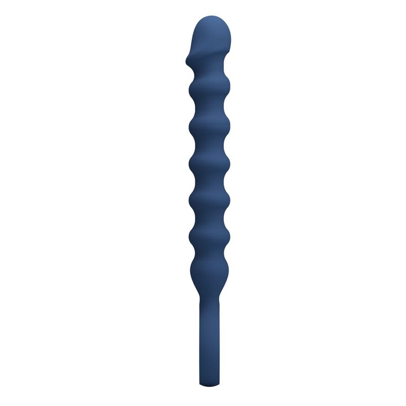 MR PLAY - BOLAS ANALES Y PLUG ANAL SILICONA AZUL -Ø- 3,4 CM - 28,5 CM - Imagen 8