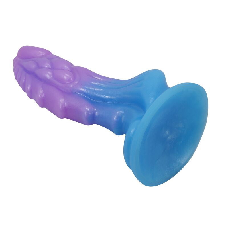 POWER MONSTERS - ATLANTEANS DILDO REALÍSTICO CON VENTOSA 19 CM Ø 5 CM AZUL Y MORADO - Imagen 9