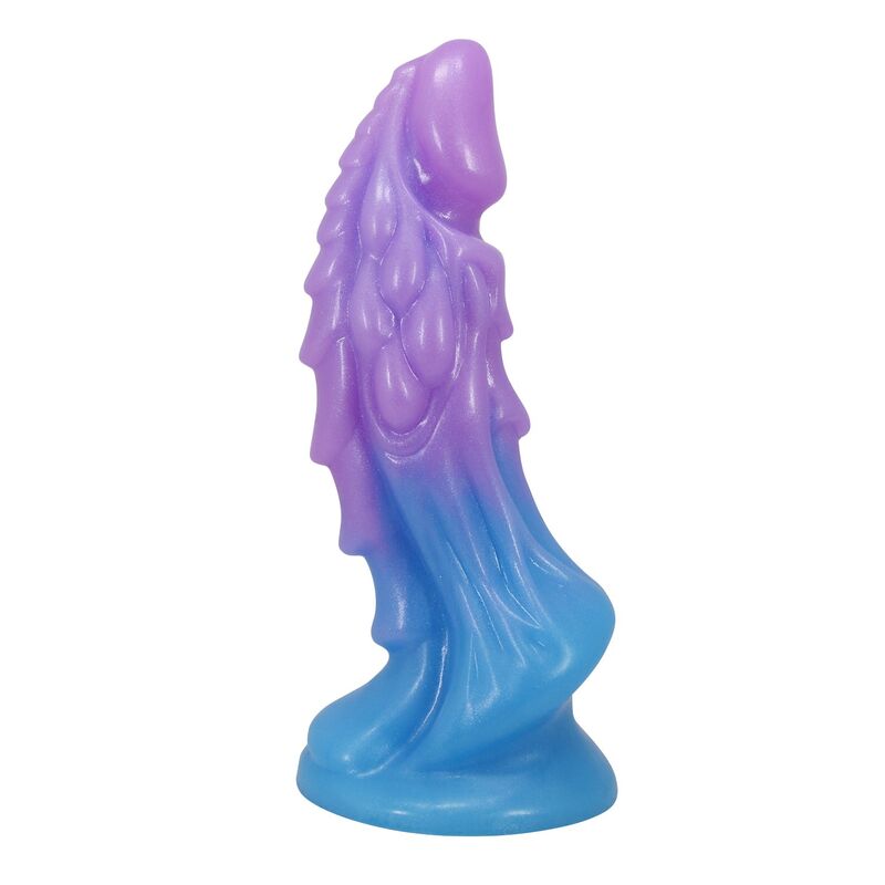 POWER MONSTERS - ATLANTEANS DILDO REALÍSTICO CON VENTOSA 19 CM Ø 5 CM AZUL Y MORADO - Imagen 4