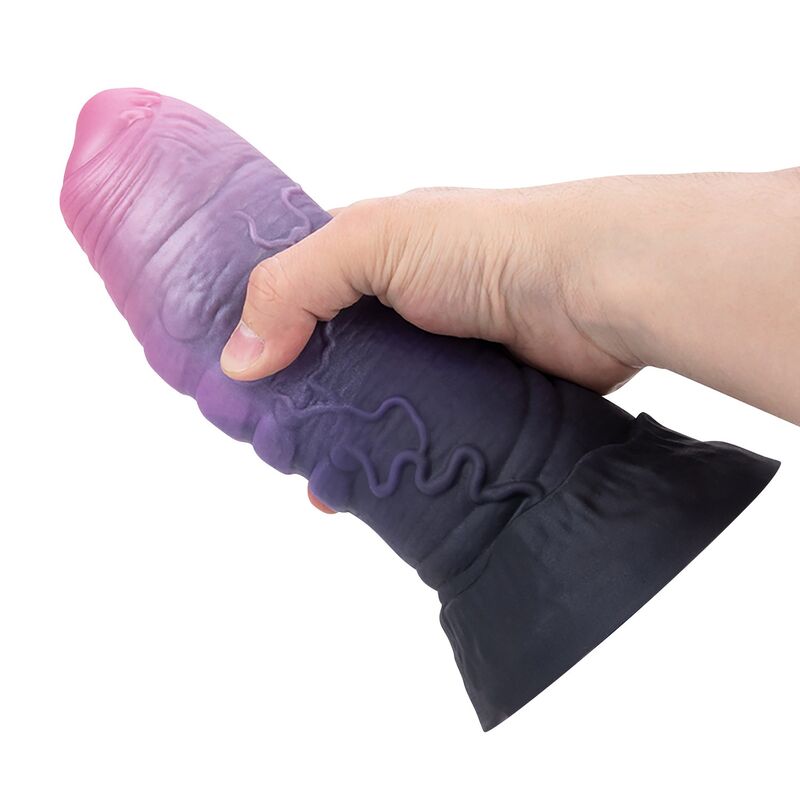 POWER MONSTERS - DREADFUL FIEND DILDO BICOLOR 24 CM Ø 6 CM - Imagen 5