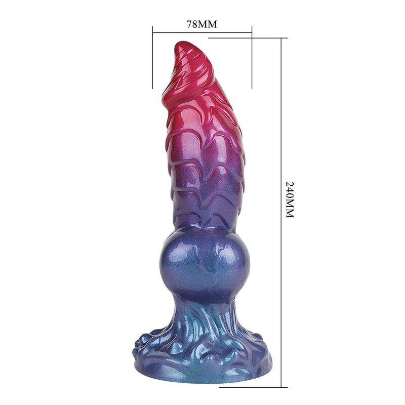 POWER MONSTERS - ELDRITCH SENTINEL DILDO FANTASÍA BICOLOR 24 CM Ø 5 CM - Imagen 7