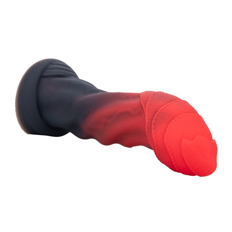 POWER MONSTERS - INFERNAL GOLIATH DILDO BICOLOR 25 CM Ø 6 CM - Imagen 6