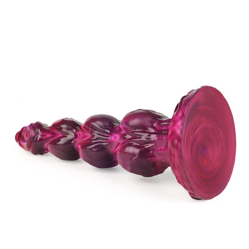 POWER MONSTERS - PRIMAL BEASTLORD DILDO FANTASÍA ROSA TRANSLÚCIDO 26 CM Ø 5 CM - Imagen 3