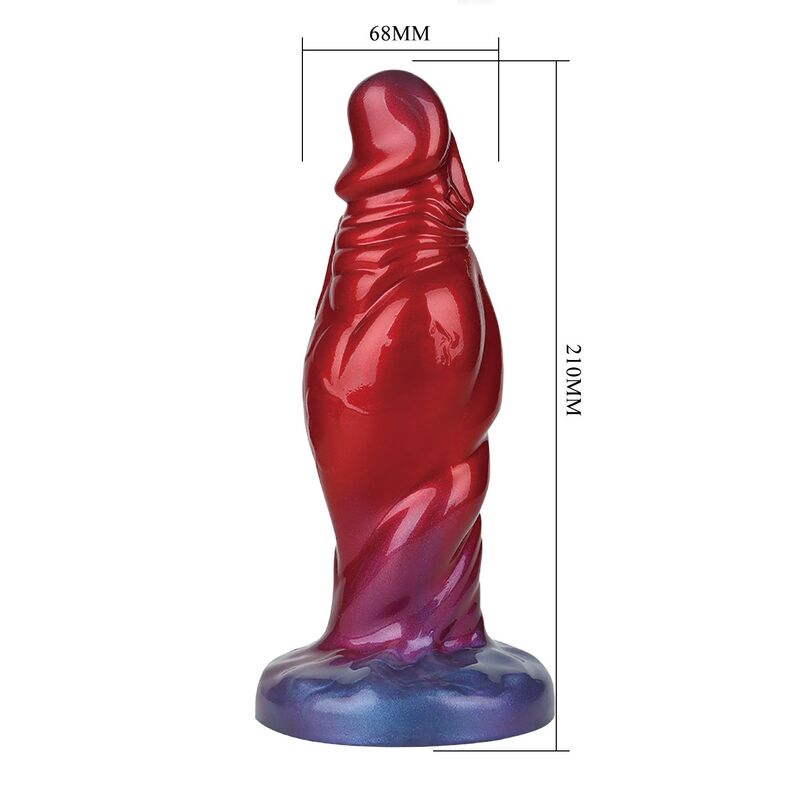 POWER MONSTERS - SHADOW BEHEMOTH DILDO HINCHABLE FANTASÍA BICOLOR 22 CM Ø 5 CM - Imagen 5