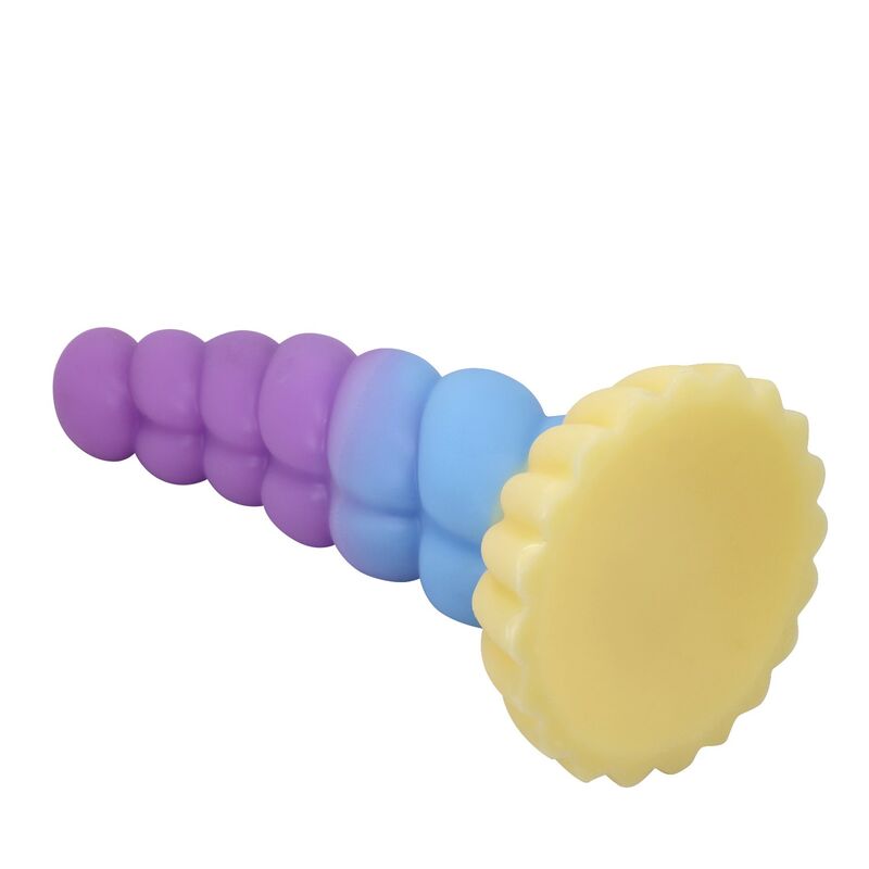POWER MONSTERS - UNICORN DILDO TRICOLOR 22 CM Ø 5 CM - Imagen 9