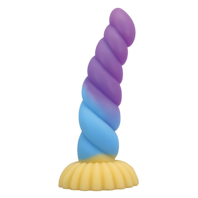 POWER MONSTERS - UNICORN DILDO TRICOLOR 22 CM Ø 5 CM - Imagen 3