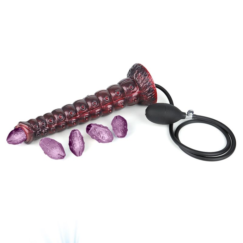 POWER MONSTERS - VOIDCLAW BRUTE DILDO HINCHABLE FANTASÍA BICOLOR 29 CM Ø 5,7 CM - Imagen 2