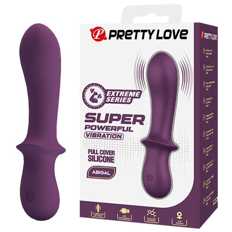 PRETTY LOVE - ABIGAIL VIBRADOR RECARGABLE 10 FUNCIONES MORADO - Imagen 8