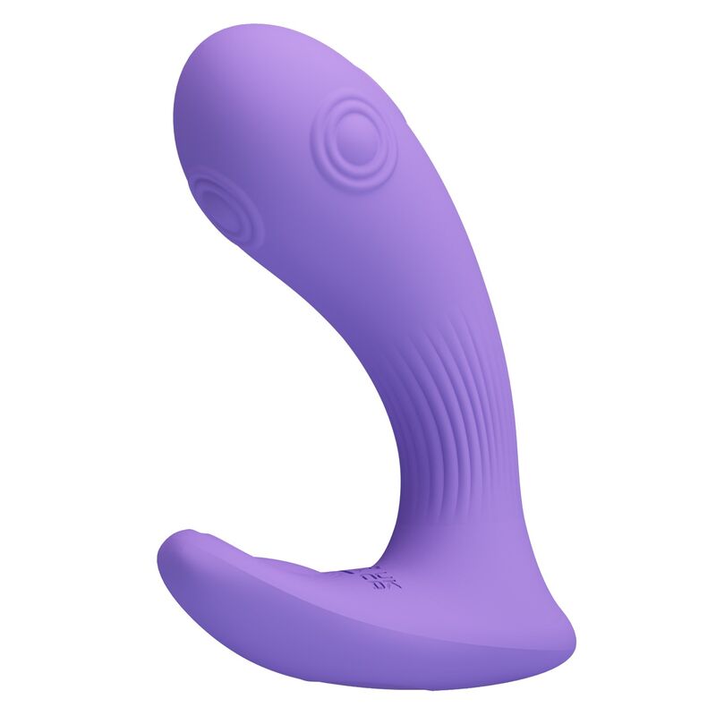 PRETTY LOVE - ANDROMEDA VIBRADOR DE DOBLE ESTIMULACIÓN RECARGABLE MORADO - Imagen 5