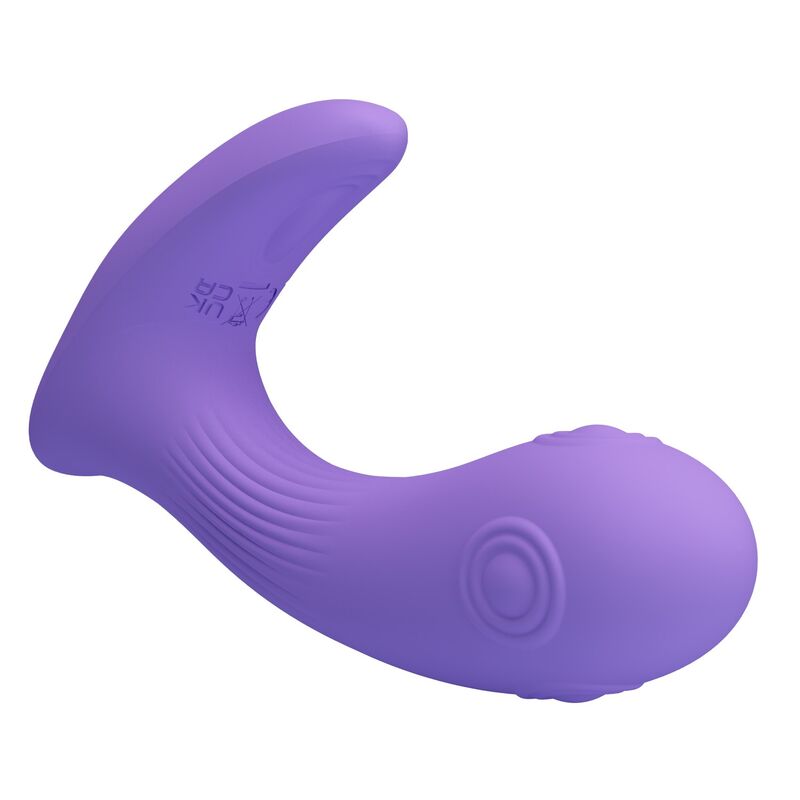 PRETTY LOVE - ANDROMEDA VIBRADOR DE DOBLE ESTIMULACIÓN RECARGABLE MORADO - Imagen 7
