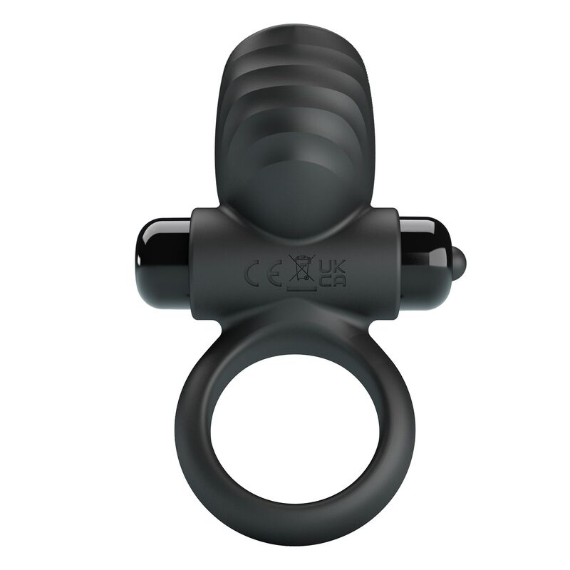 PRETTY LOVE - ANILLO VIBRADOR PARA PENE ADRIEN 10 FUNCIONES NEGRO - Imagen 7