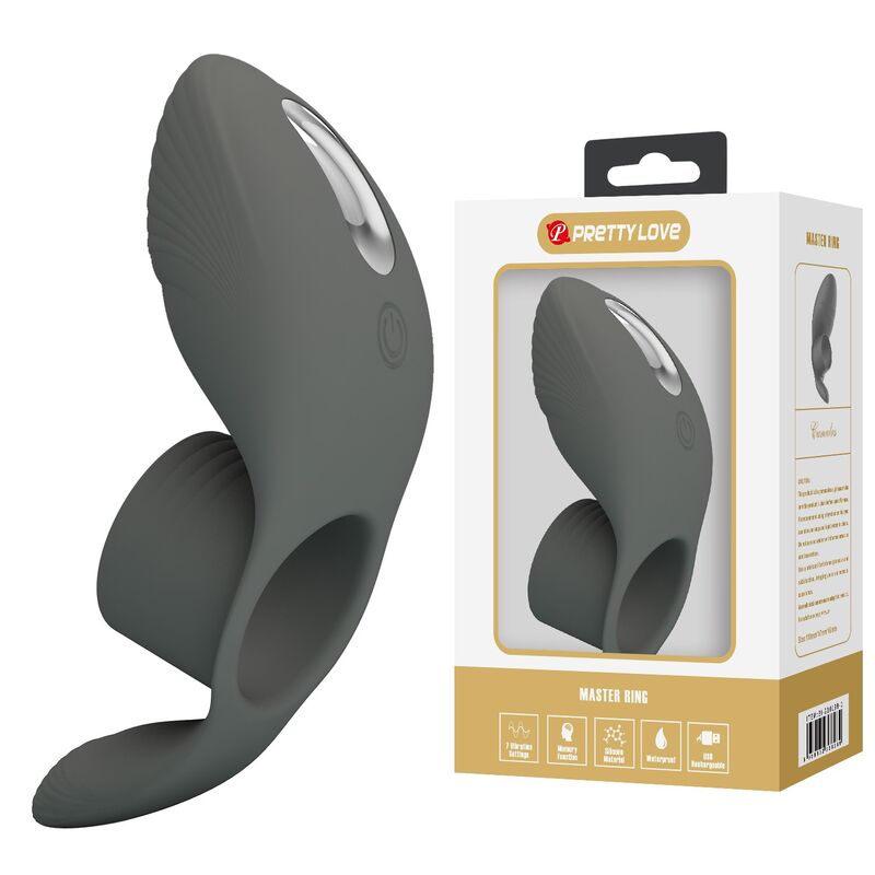 PRETTY LOVE - ANILLO VIBRADOR RECARGABLE CON DOBLE ESTIMULACIÓN - Imagen 6