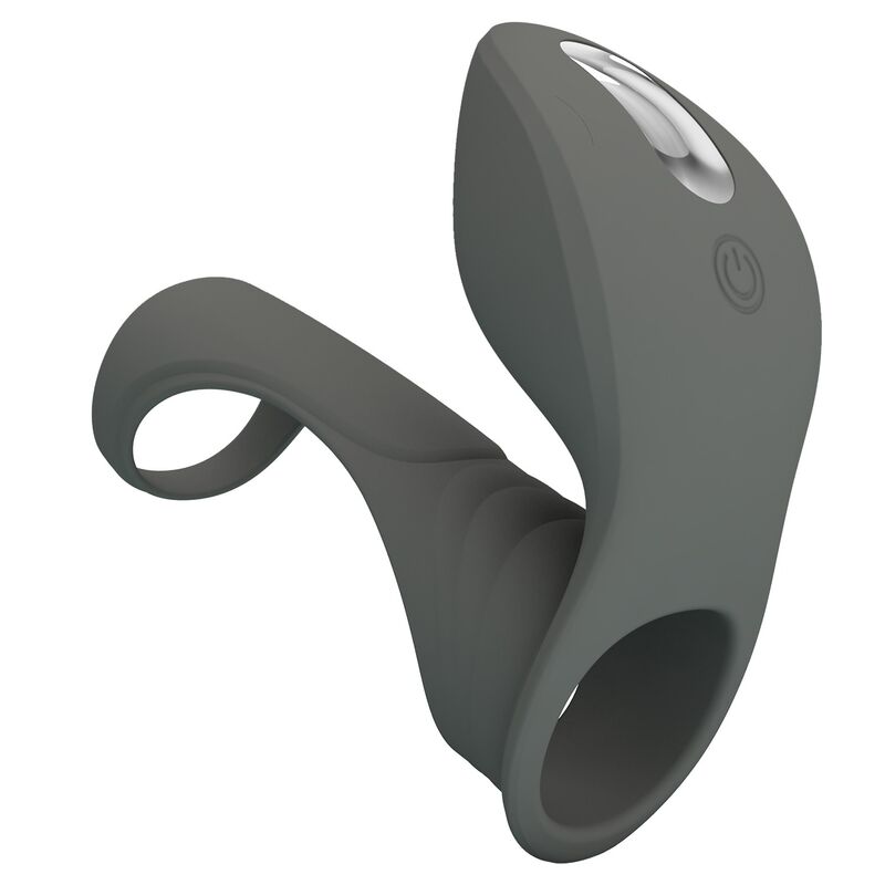 PRETTY LOVE - ANILLO VIBRADOR RECARGABLE CON DOBLE ESTIMULADOR - Imagen 2