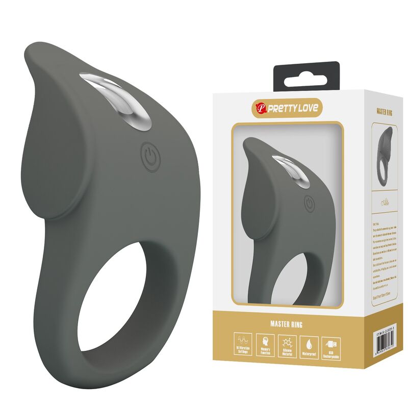 PRETTY LOVE - ANILLO VIBRADOR RECARGABLE SILICONA FLEXIBLE - Imagen 6