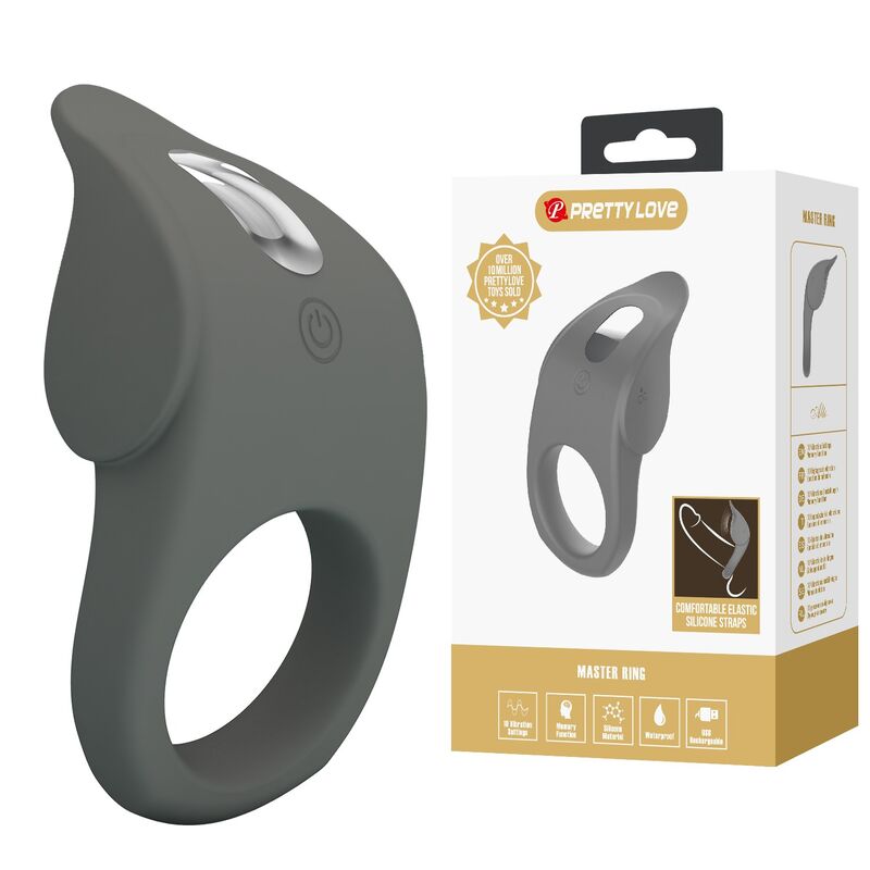 PRETTY LOVE - ANILLO VIBRADOR RECARGABLE SILICONA FLEXIBLE - Imagen 10