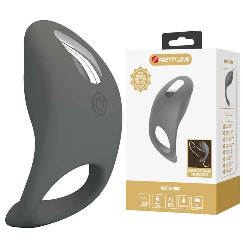 PRETTY LOVE - ANILLO VIBRADOR RECARGABLE SILICONA SUAVE - Imagen 8