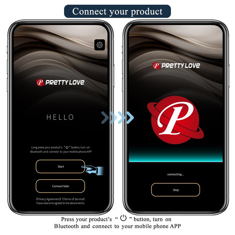 PRETTY LOVE - ANTHONY VIBRADOR ANAL Y PERINEAL APP CONTROL NEGRO - Imagen 9
