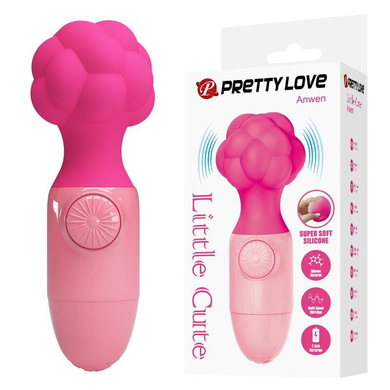 PRETTY LOVE - ANWEN MINI MASAJEADOR RECARGABLE ROSA - Imagen 6