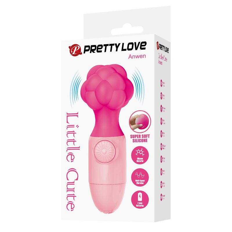 PRETTY LOVE - ANWEN MINI MASAJEADOR RECARGABLE ROSA - Imagen 7