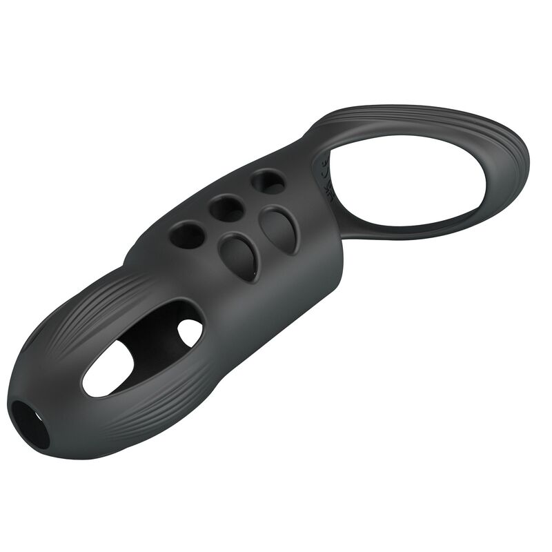 PRETTY LOVE - CRAIG ANILLO PARA PENE VIBRADOR RECARGABLE NEGRO - Imagen 4