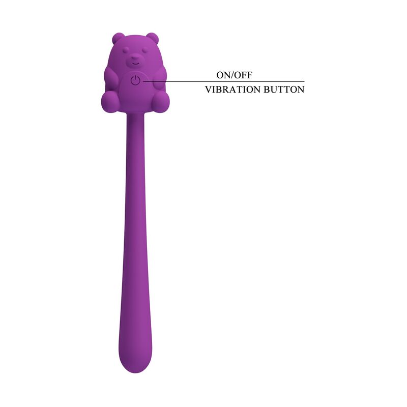 PRETTY LOVE - CUTE BEAR FLIRTING STICK VIBRADOR RECARGABLE - Imagen 10