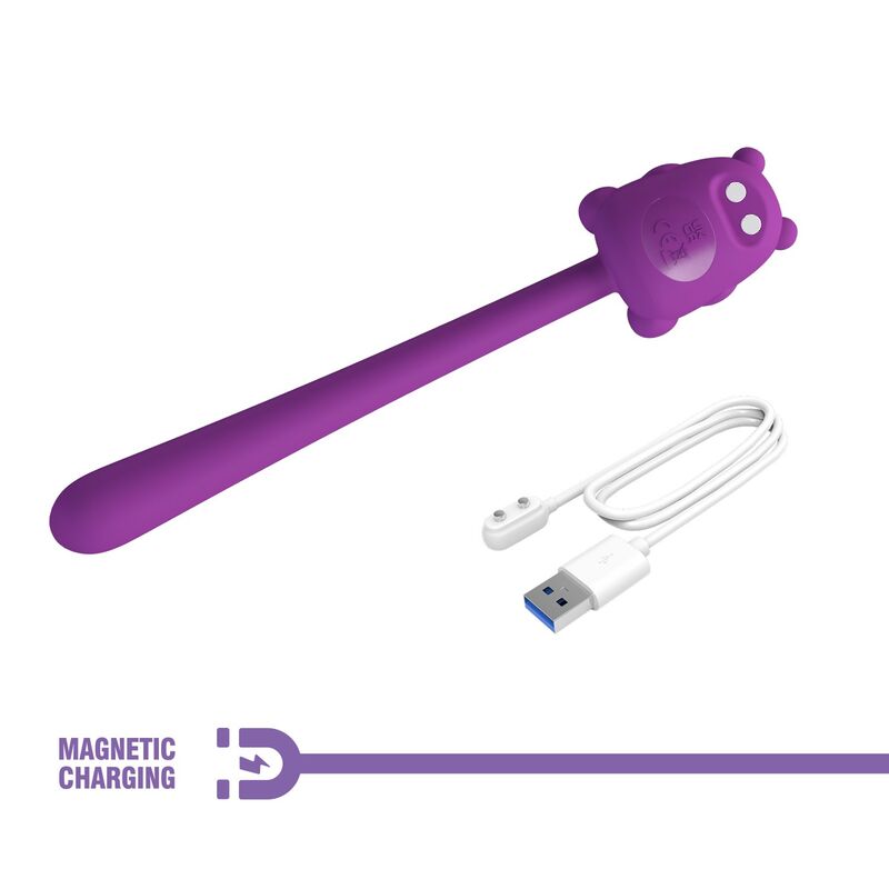 PRETTY LOVE - CUTE BEAR FLIRTING STICK VIBRADOR RECARGABLE - Imagen 5
