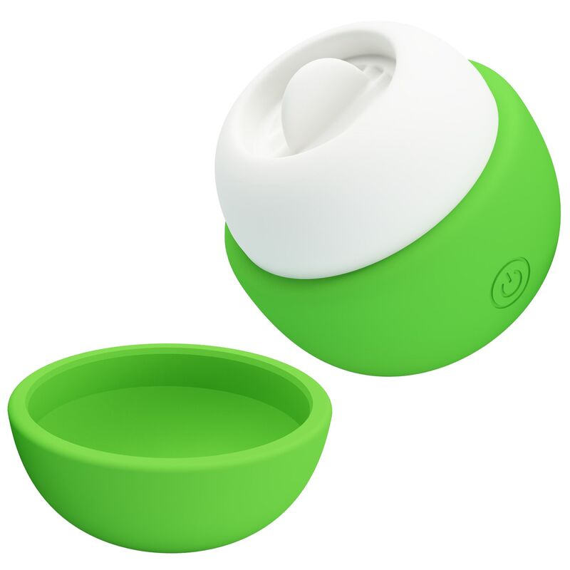 PRETTY LOVE - ESTIMULADOR CLITORAL CON EFECTO LENGUA RECARGABLE VERDE - Imagen 8