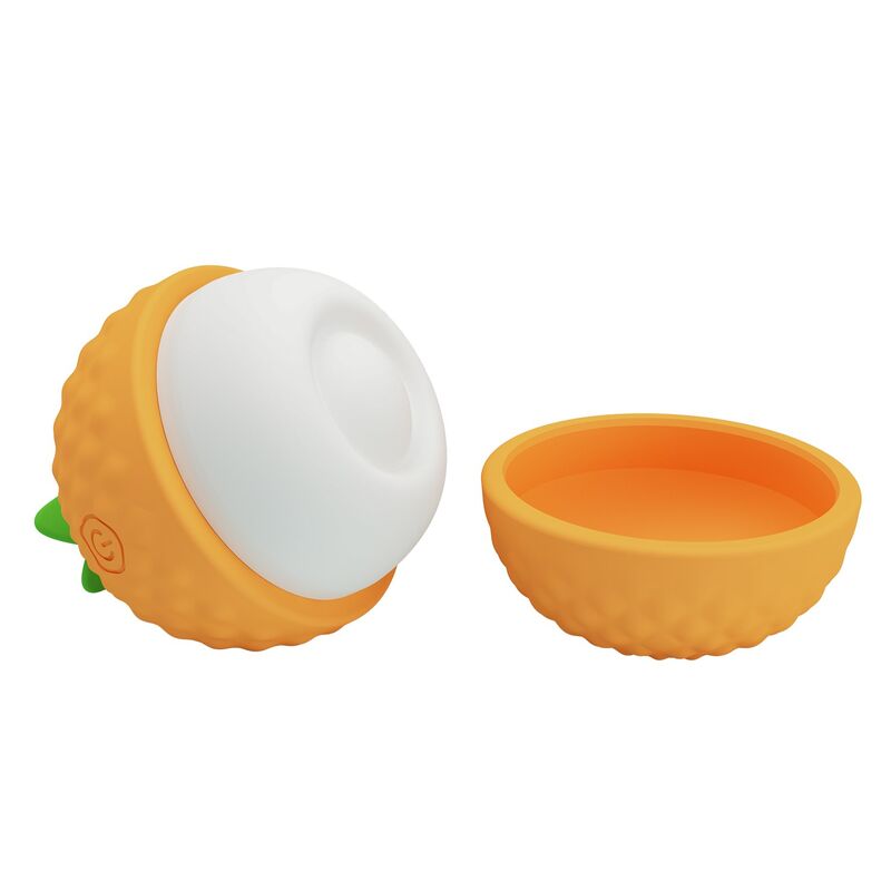 PRETTY LOVE - ESTIMULADOR CLITORAL CON SUCCIÓN Y GOLPETEOS RECARGABLE NARANJA - Imagen 8