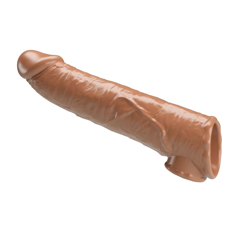 PRETTY LOVE - FUNDA EXTENSORA PARA PENE AJUSTABLE 26 CM Ø 4 CM COLOR MARRÓN - Imagen 7