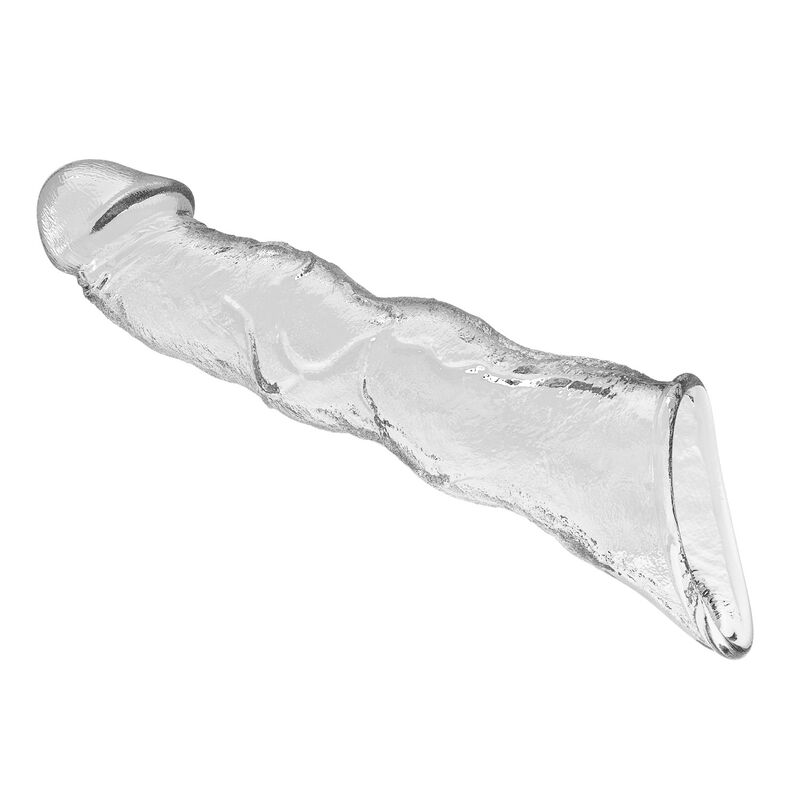PRETTY LOVE - FUNDA EXTENSORA PARA PENE AJUSTABLE 28 CM Ø 4,5 CM COLOR TRANSPARENTE - Imagen 2