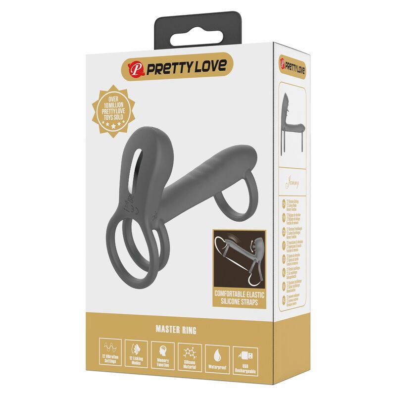 PRETTY LOVE - FUNDA PARA PENE CON DOBLE ESTIMULACIÓN Y EFECTO ORAL - Imagen 7