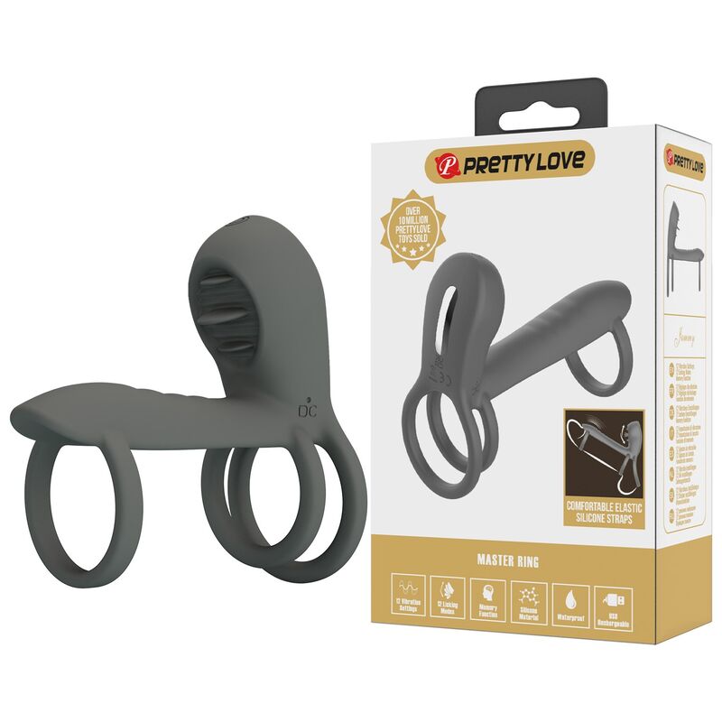 PRETTY LOVE - FUNDA PARA PENE CON DOBLE ESTIMULACIÓN Y EFECTO ORAL - Imagen 2