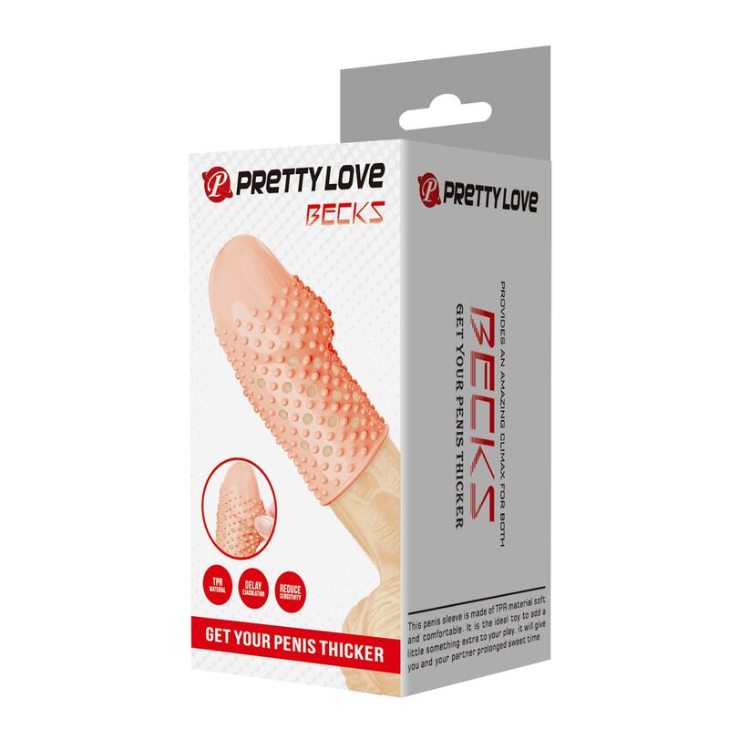 PRETTY LOVE - GEEK'S FUNDA PARA PENE GET YOUR PENIS THICKER COLOR NATURAL - Imagen 5