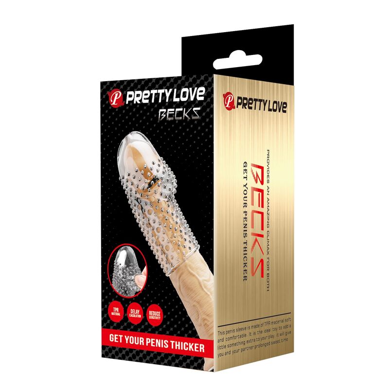 PRETTY LOVE - GEEK'S FUNDA PARA PENE GET YOUR PENIS THICKER TRANSPARENTE - Imagen 6