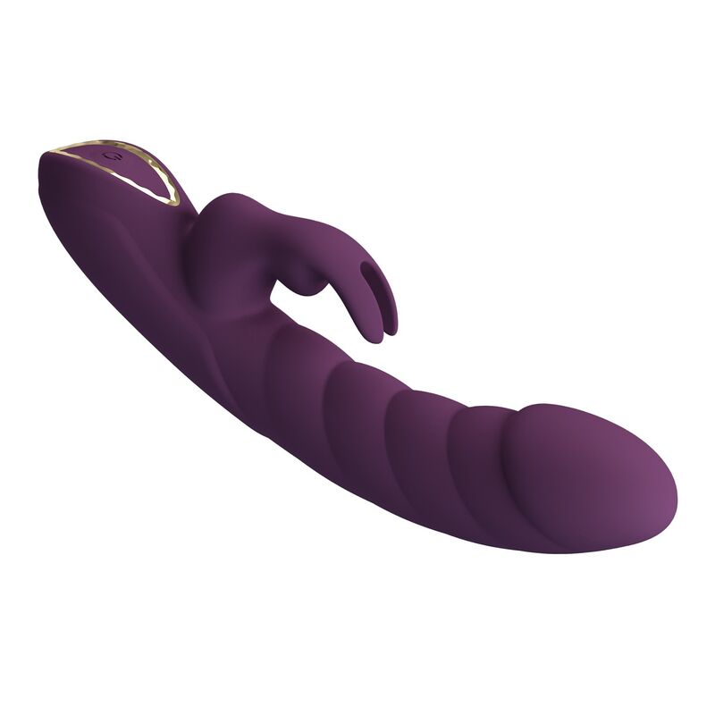 PRETTY LOVE - HARPER VIBRADOR RABBIT RECARGABLE 10 FUNCIONES MORADO - Imagen 9