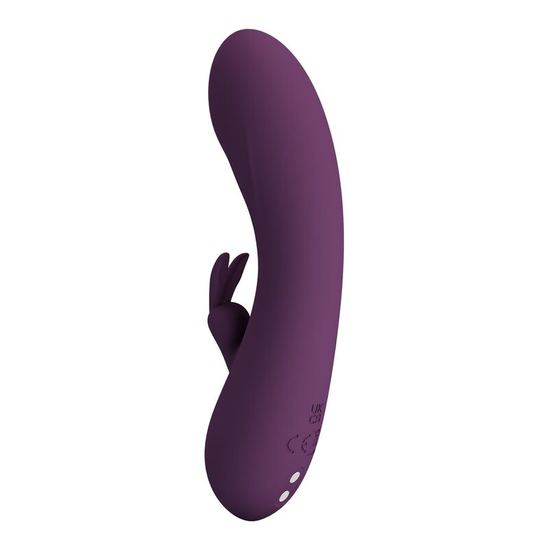 PRETTY LOVE - HARPER VIBRADOR RABBIT RECARGABLE 10 FUNCIONES MORADO - Imagen 5