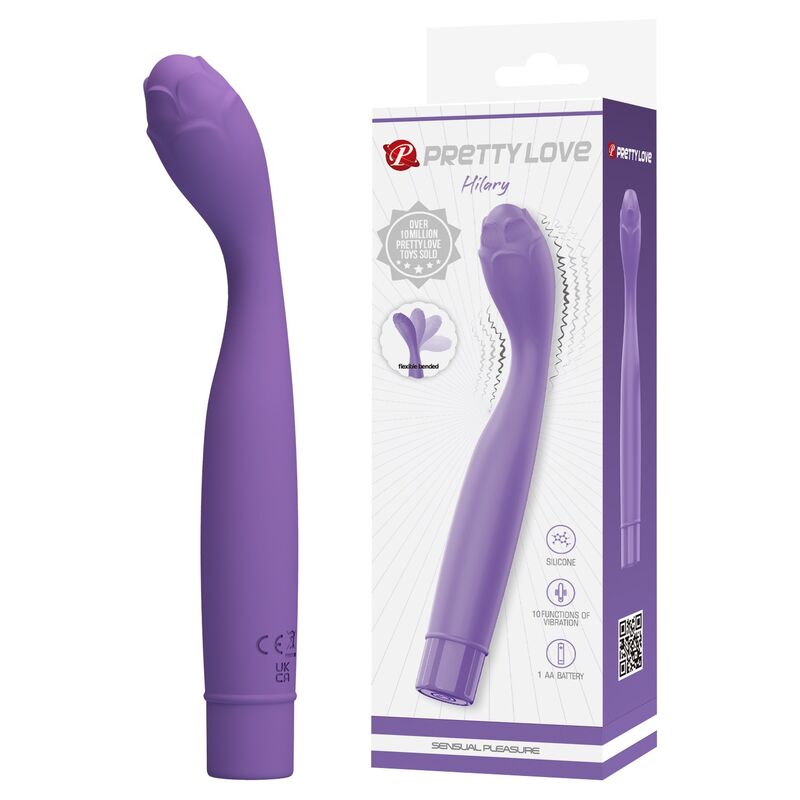 PRETTY LOVE - HENRY VIBRADOR FLEXIBLE PARA PUNTO G MORADO - Imagen 2