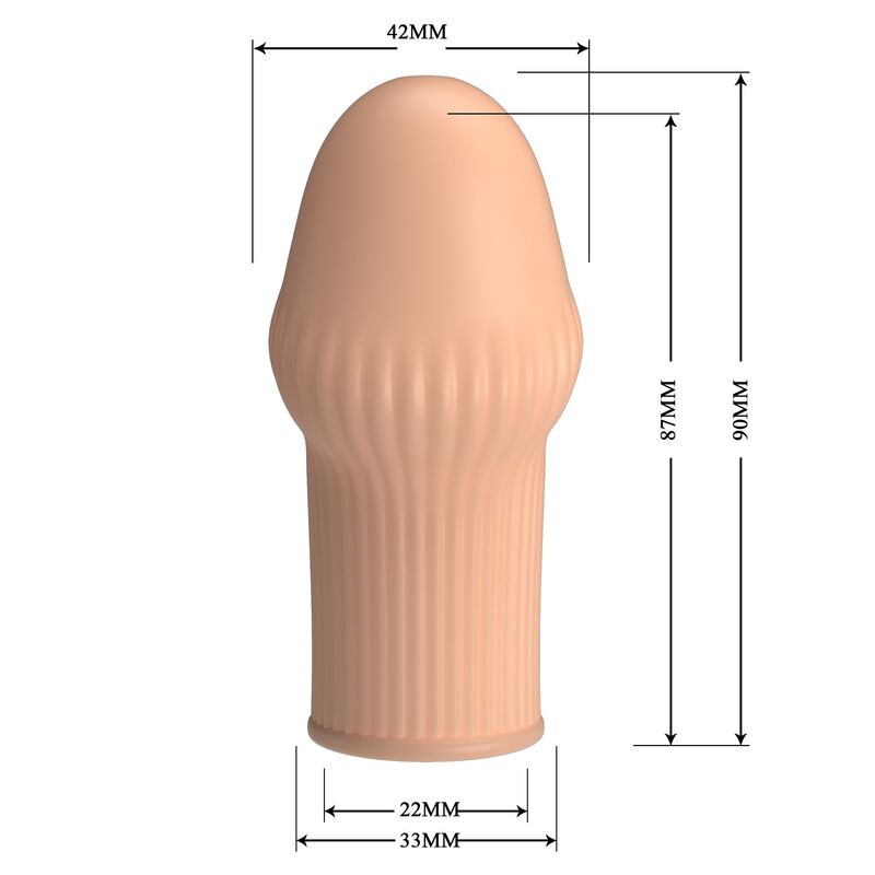 PRETTY LOVE - HUEL FUNDA PARA PENE COLOR NATURAL - Imagen 4