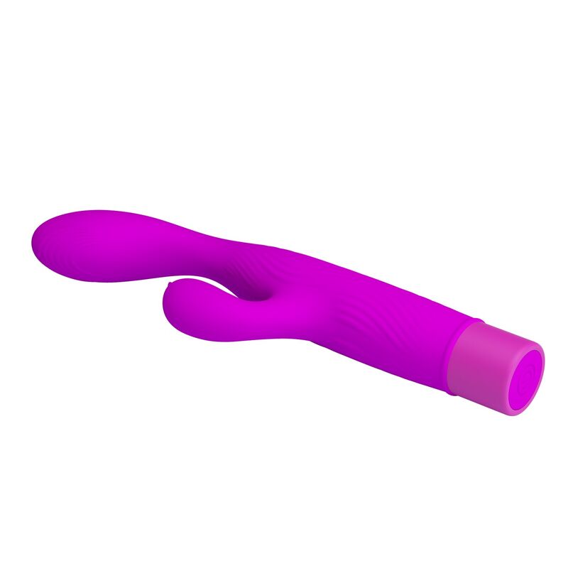 PRETTY LOVE - JENE VIBRADOR DOBLE ESTIMULACIÓN PARA PUNTO G Y CLÍTORIS MORADO - Imagen 8