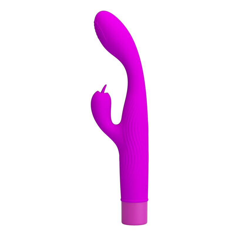 PRETTY LOVE - JENE VIBRADOR DOBLE ESTIMULACIÓN PARA PUNTO G Y CLÍTORIS MORADO - Imagen 6