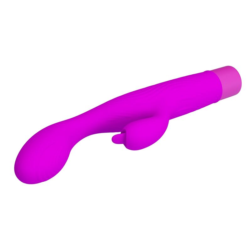 PRETTY LOVE - JENE VIBRADOR DOBLE ESTIMULACIÓN PARA PUNTO G Y CLÍTORIS MORADO - Imagen 3
