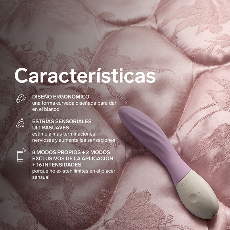 LELO - MONA TWIST VIBRADOR PARA PUNTO G RECARGABLE APP CONTROL LAVANDA - Imagen 4