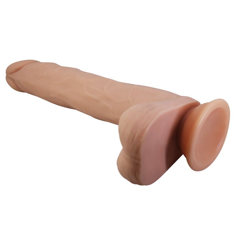 PRETTY LOVE - NOLAN DILDO VIBRADOR CON EMPUJE Y ROTACIÓN 24,5 CM Ø 5 CM COLOR NATURAL - Imagen 4