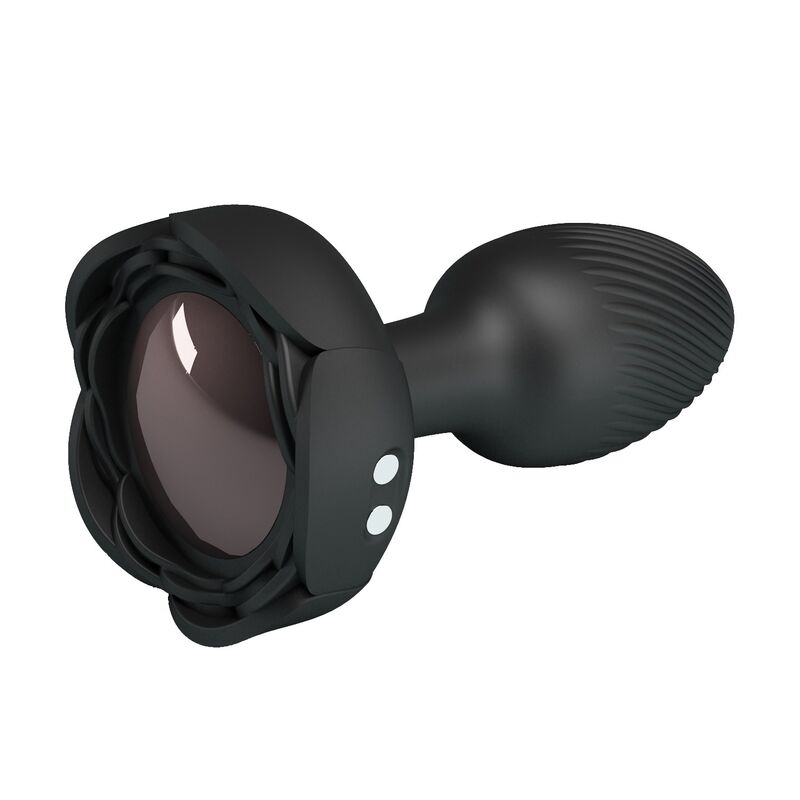 PRETTY LOVE - PLUG ANAL VIBRADOR 10 MODOS RECARGABLE NEGRO - Imagen 4