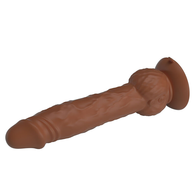 PRETTY LOVE - EREN DILDO VIBRADOR CON EMPUJE 20,5 CM Ø 4,5 CM MARRÓN - Imagen 9