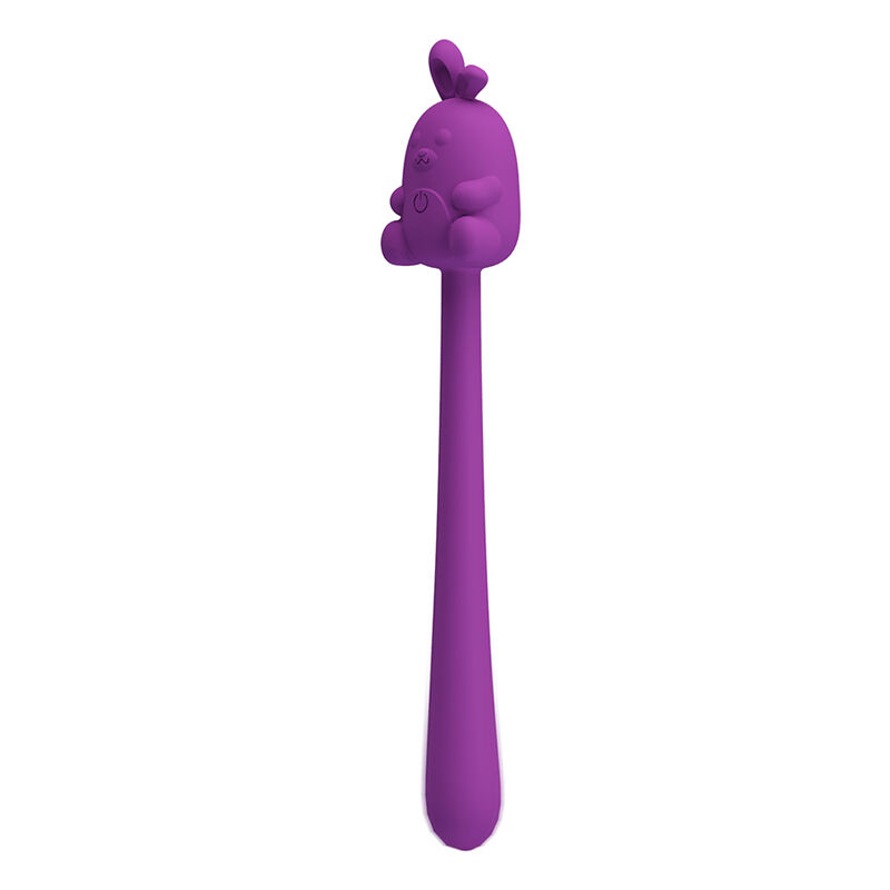 PRETTY LOVE - VIBRADOR FLEXIBLE CUTE BUNNY FLIRTING STICK RECARGABLE USB MORADO - Imagen 6