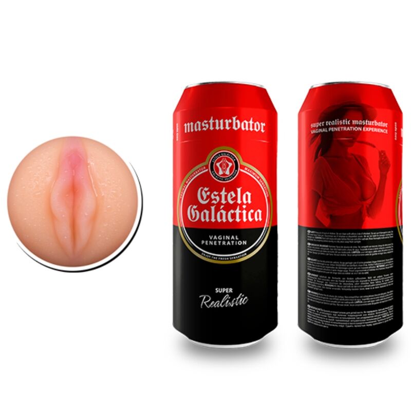 ALIVE - MASTURBADOR MASCULINO VAGINA LATA CERVEZA